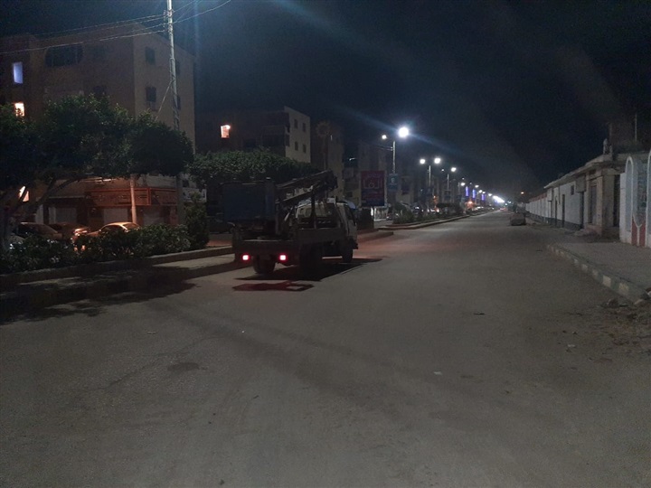 شاهد.. التزام المواطنين بحظر التجول .. وخلو كفر الشيخ من المارة والسيارات