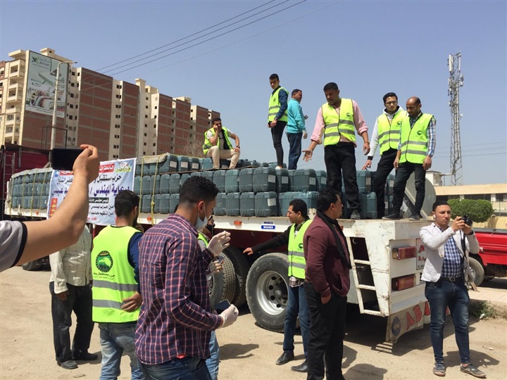 بالصور.. مستقبل وطن يواصل حملته الكبرى لتطهير وتعقيم القرى والمدن بكفر الشيخ