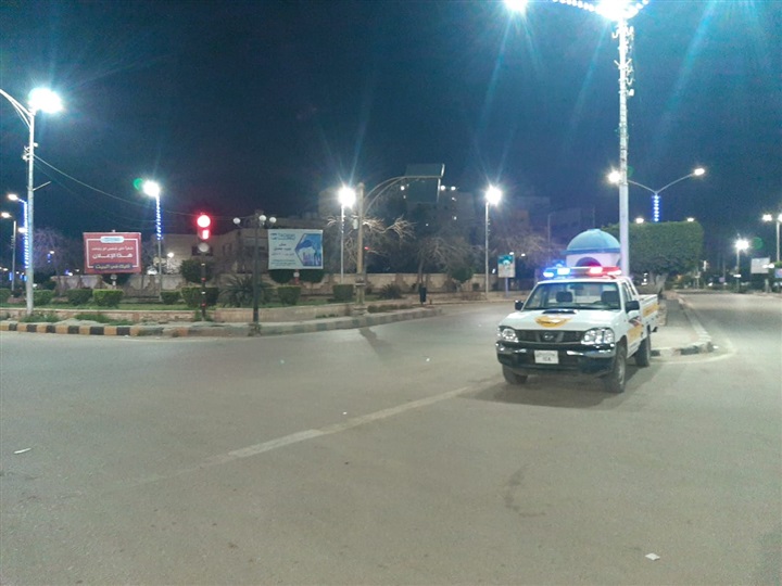 بالصور.. الشوارع خالية .. التزام المواطنين بحظر التجوال وغلق المحلات في كفر الشيخ