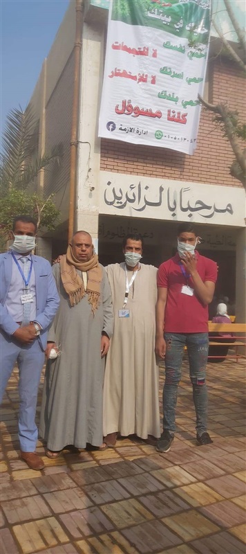 "إدارة الأزمة".. هكذا يواجه شباب قرية الكداية وباء كورونا