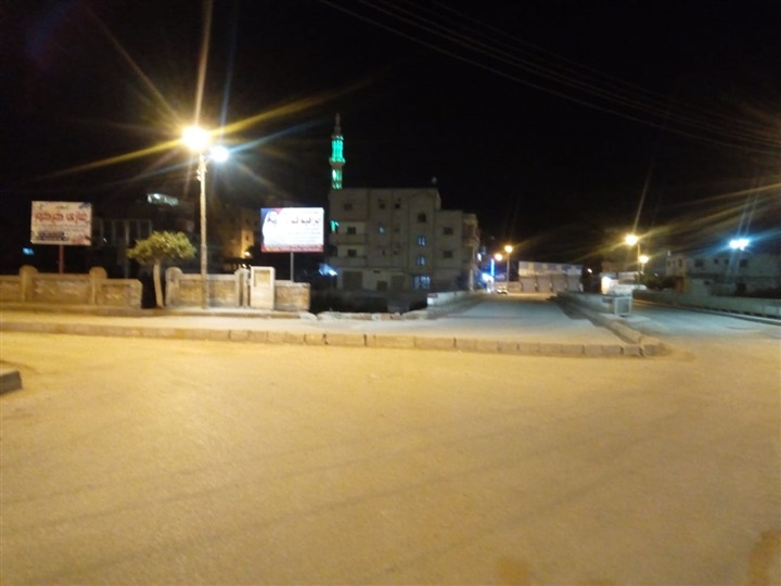 شاهد.. شوارع كفرالشيخ خالية والمحلات مغلقة في فترة الحظر