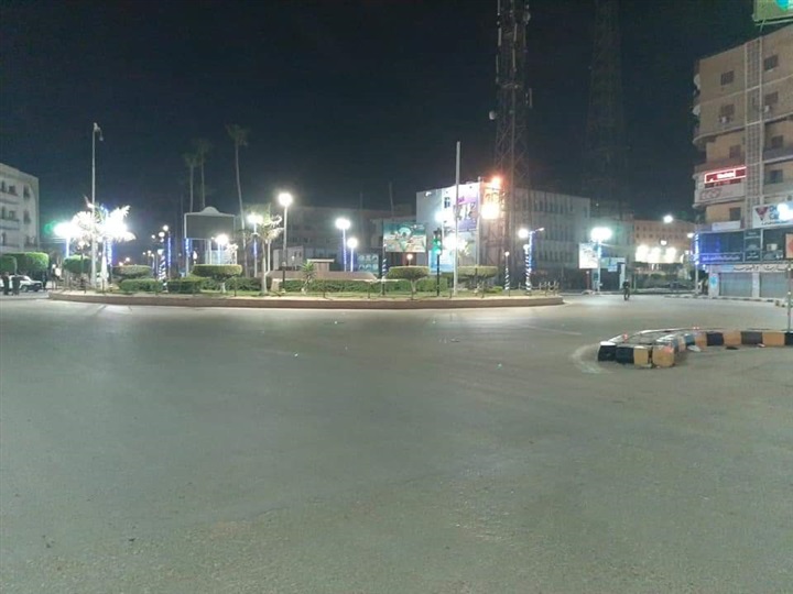 شاهد.. شوارع كفرالشيخ خالية والمحلات مغلقة في فترة الحظر