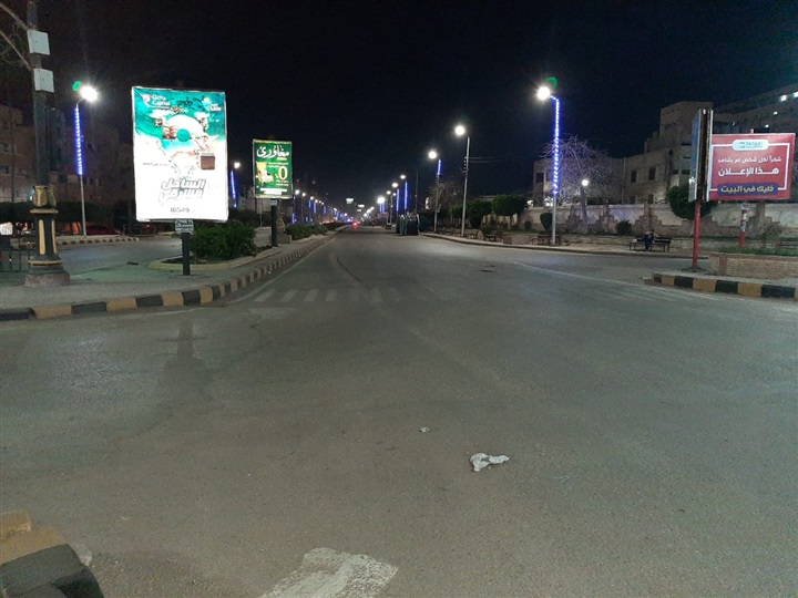 بالصور.. بدء حظر التجوال لليوم الـ12 بكفر الشيخ.. وانتشار أمني مكثف بالشوارع