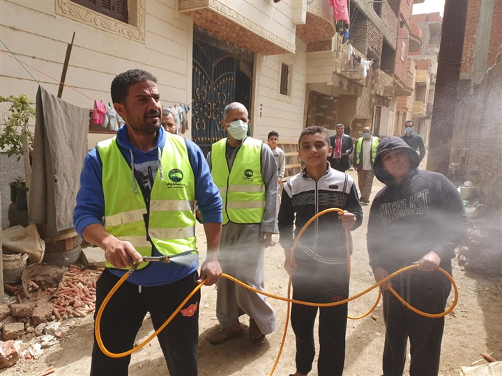 بالصور.. بحملات التطهير والتوعية.. «مستقبل وطن» يواصل التصدى لـ«كورونا» في كفر الشيخ 