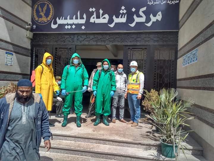 إستمرار حملات شركة "مياه الشرب" بالشرقية لتطهير وتعقيم الشوارع الرئيسية بمدينة بلبيس 