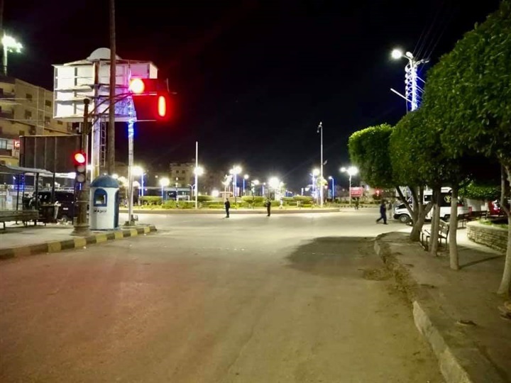 شاهد.. التزام مواطني كفر الشيخ بحظر التجوال 