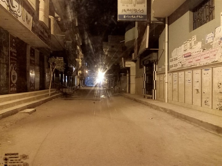 شاهد.. التزام مواطني كفر الشيخ بحظر التجوال 
