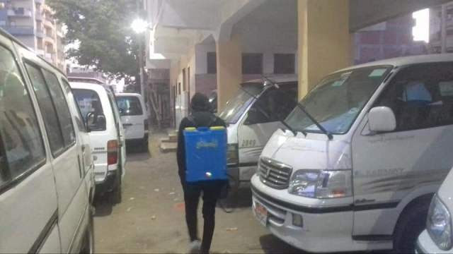 حملات تعقيمية للشوارع والمؤسسات الخدمية بالشرقية لمجابهة فيروس كورونا 
