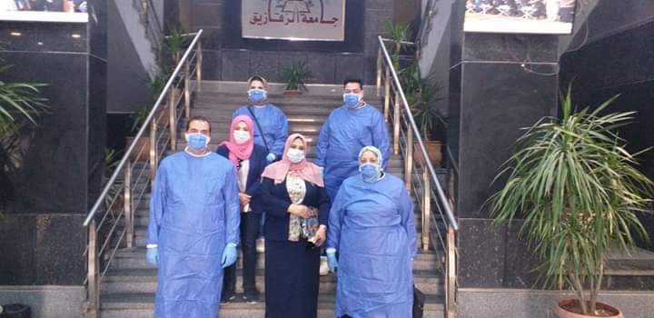 جامعة الزقازيق تنفذ قافلة شاملة بمؤسسة تربية البنات والبنين لمواجهة فيروس كورونا 