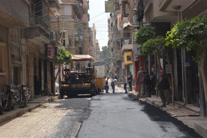 1.5 مليون جنية لرصف 7 شوارع بحى ثانى طنطا
