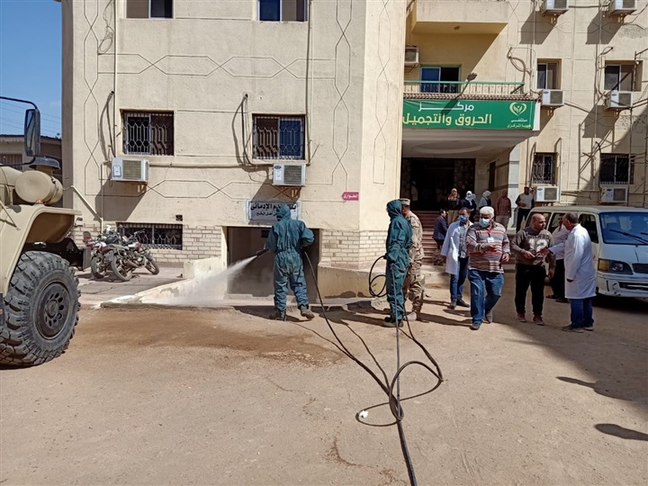 استمرار تضافر جهود المؤسسة العسكرية والمؤسسة الطبية بالشرقية للحفاظ على صحة وسلامة المواطنين 