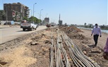 محافظ القليوبية ومدير الأمن يتفقدان موقع تطوير طريق شركات البترول بمسطرد