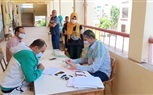 بالصور.. بدء تسليم أبحاث 3 ابتدائي وأولي إعدادي بمدارس كفر الشيخ وسط إجراءات احترازية