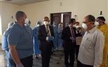  مدير الإدارة المركزية للشئون الوقائية بوزارة الصحة ووكيل الوزارة بالشرقية  يتفقدان مستشفي العزل بالزقازيق
