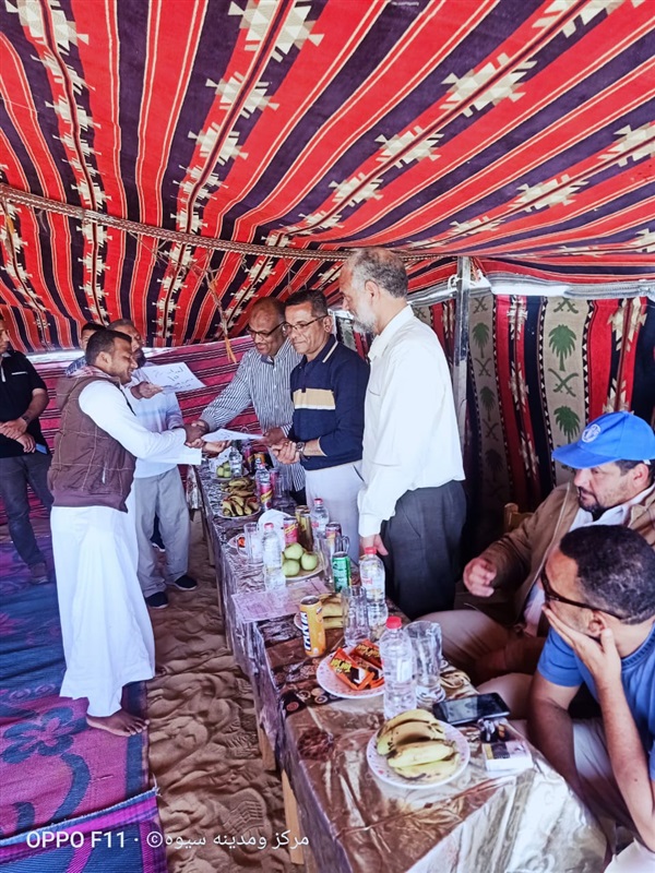 تسليم عدد (٣٠) فدان أرض زراعية و عقود حق انتفاع بسيوة