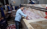 بالصور.. ضبط 750 كيلو دواجن مجهولة المصدر بمجزر غير مرخص في الحامول بكفر الشيخ