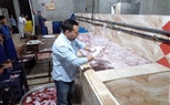بالصور.. ضبط 750 كيلو دواجن مجهولة المصدر بمجزر غير مرخص في الحامول بكفر الشيخ
