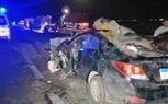 بالصور.. مصرع أسرة كامله في حادث مروع على طريق السويس