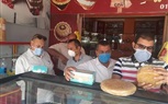 بالصور.. استمرار الحملات التموينية على المحلات والمخابز والأسواق العامة بكفر الشيخ