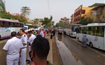 بالصور.. توافد طلاب الثانوية العامة على اللجان بكفر الشيخ وسط إجراءات وقائية وأمنية غير مسبوقة