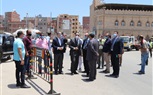 بالصور.. محافظ كفر الشيخ ونائبه يتفقدان الموقف القديم وموقف القاهرة الجديد  