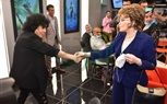 بالصور .. إسعاد يونس تحتفل بافتتاح 