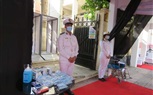 بالصور.. انتظام الخدمات الأمنية أمام اللجان الانتخابية بالقاهرة مع تطبيق الإجراءات الاحترازية