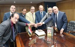 احتفال هيئة قضايا الدولة بتسليم أصول كتابها الجديد لنشره في موسوعة الثقافة القانونية بهيئة الكتاب