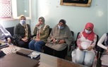 بالصور.. توعية 1675 سيدة بمخاطر كورونا في حملة قومي المرأة بكفر الشيخ