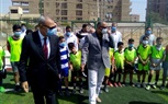 محافظ القليوبية يفتتح ملاعب الخانكة ووادي النيل 