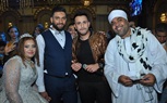 الليثي وأبو الليف وعبد المنعم وطارق عبد الحليم ونجوم الطرب فى زفاف ابنة عمرو أبوزيد