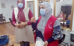 صور.. كفر الشيخ تواصل توعية صالونات الحلاقة بمكافحة انتشار العدوي 