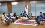 رئيس جامعة كفر الشيخ يستقبل وفد متدربي البرنامج الرئاسي