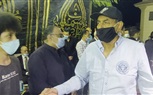 إيناس عبدالدايم وهاني شاكر وياسين التهامي وأحمد بدير ونجوم الفن في عزاء محمود ياسين
