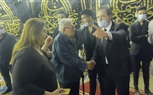إيناس عبدالدايم وهاني شاكر وياسين التهامي وأحمد بدير ونجوم الفن في عزاء محمود ياسين