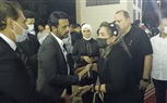 إيناس عبدالدايم وهاني شاكر وياسين التهامي وأحمد بدير ونجوم الفن في عزاء محمود ياسين