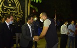 ماجد المصري وأشرف زكي ونجوم الفن في عزاء محمود ياسين