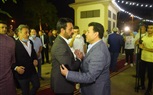 ماجد المصري وأشرف زكي ونجوم الفن في عزاء محمود ياسين
