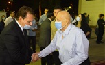ماجد المصري وأشرف زكي ونجوم الفن في عزاء محمود ياسين