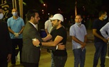 ماجد المصري وأشرف زكي ونجوم الفن في عزاء محمود ياسين