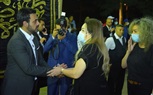 ماجد المصري وأشرف زكي ونجوم الفن في عزاء محمود ياسين