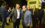 ماجد المصري وأشرف زكي ونجوم الفن في عزاء محمود ياسين