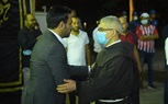 ماجد المصري وأشرف زكي ونجوم الفن في عزاء محمود ياسين