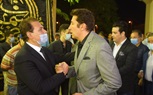 ماجد المصري وأشرف زكي ونجوم الفن في عزاء محمود ياسين