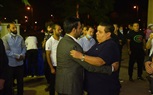 ماجد المصري وأشرف زكي ونجوم الفن في عزاء محمود ياسين