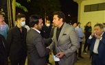 ماجد المصري وأشرف زكي ونجوم الفن في عزاء محمود ياسين
