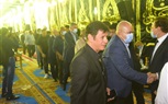 ماجد المصري وأشرف زكي ونجوم الفن في عزاء محمود ياسين