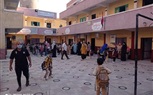 فى أول يوم دراسى..مدرسة ميت عاصم تلتزم بالإجراءات الاحترازية 