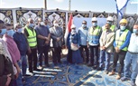 محافظ أسيوط ورئيس شركة مياه الشرب يضعان حجر أساس مشروع الصرف الصحي بالمسعودى بتكلفة 30 مليون جنيه