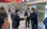 وزير الرياضة يستقبل بعثة المنتخب الوطني بمطار القاهرة